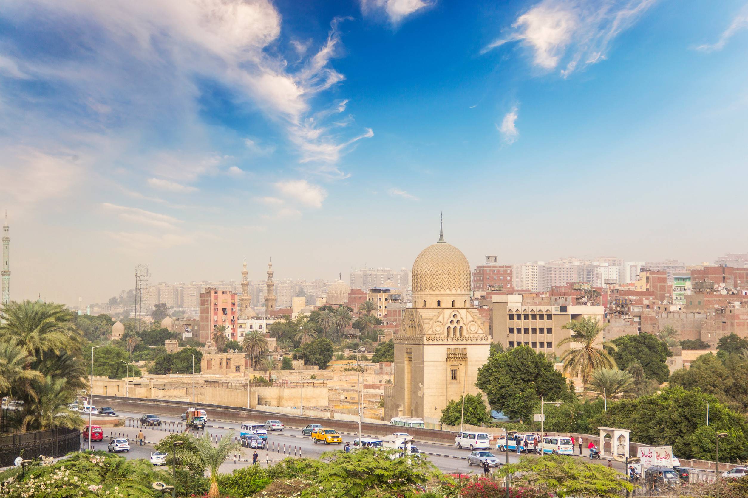 Beautiful View Of The Old City In The Center Of Cairo Egypt