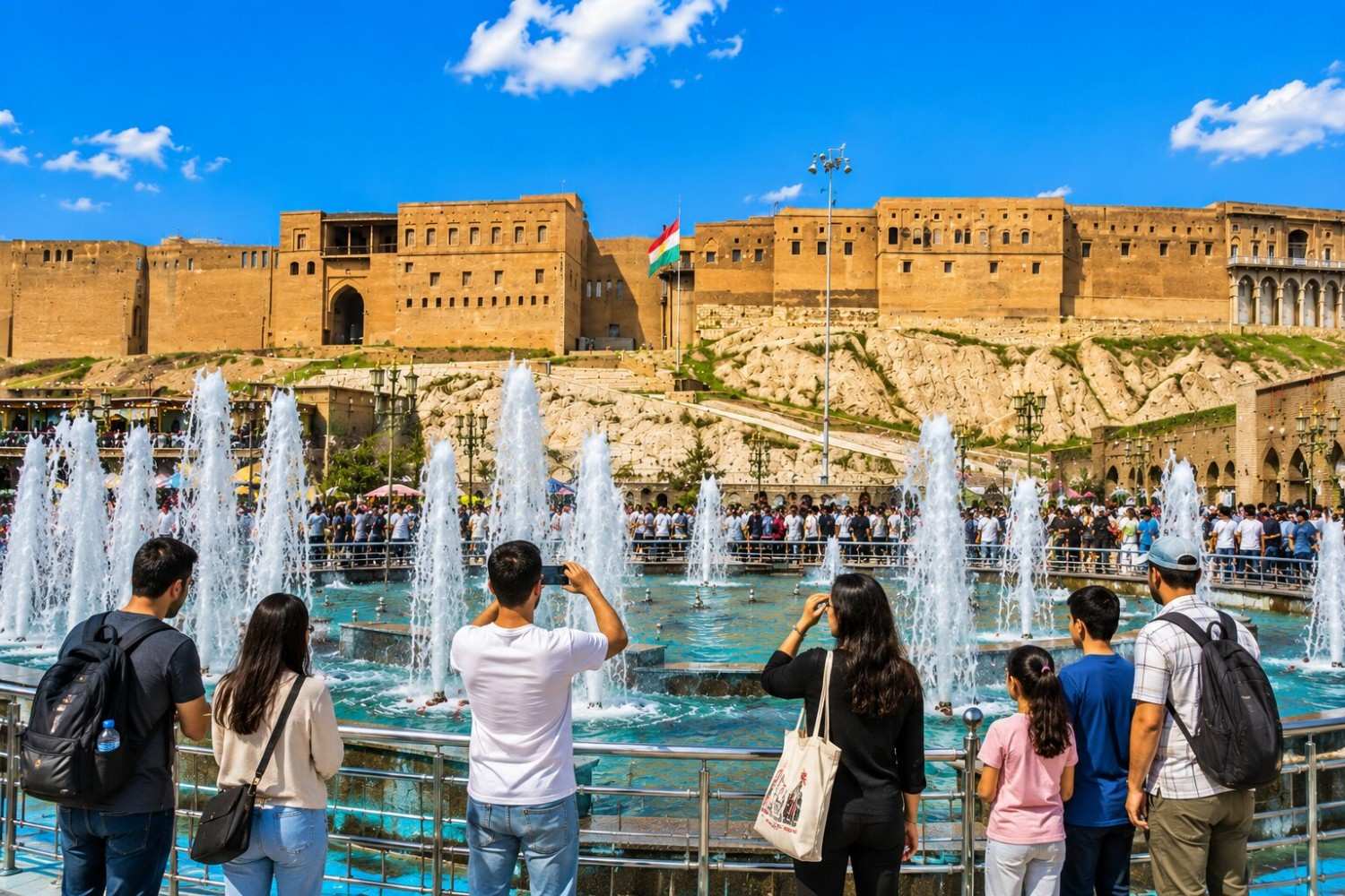 Erbil Citadel In Iraq