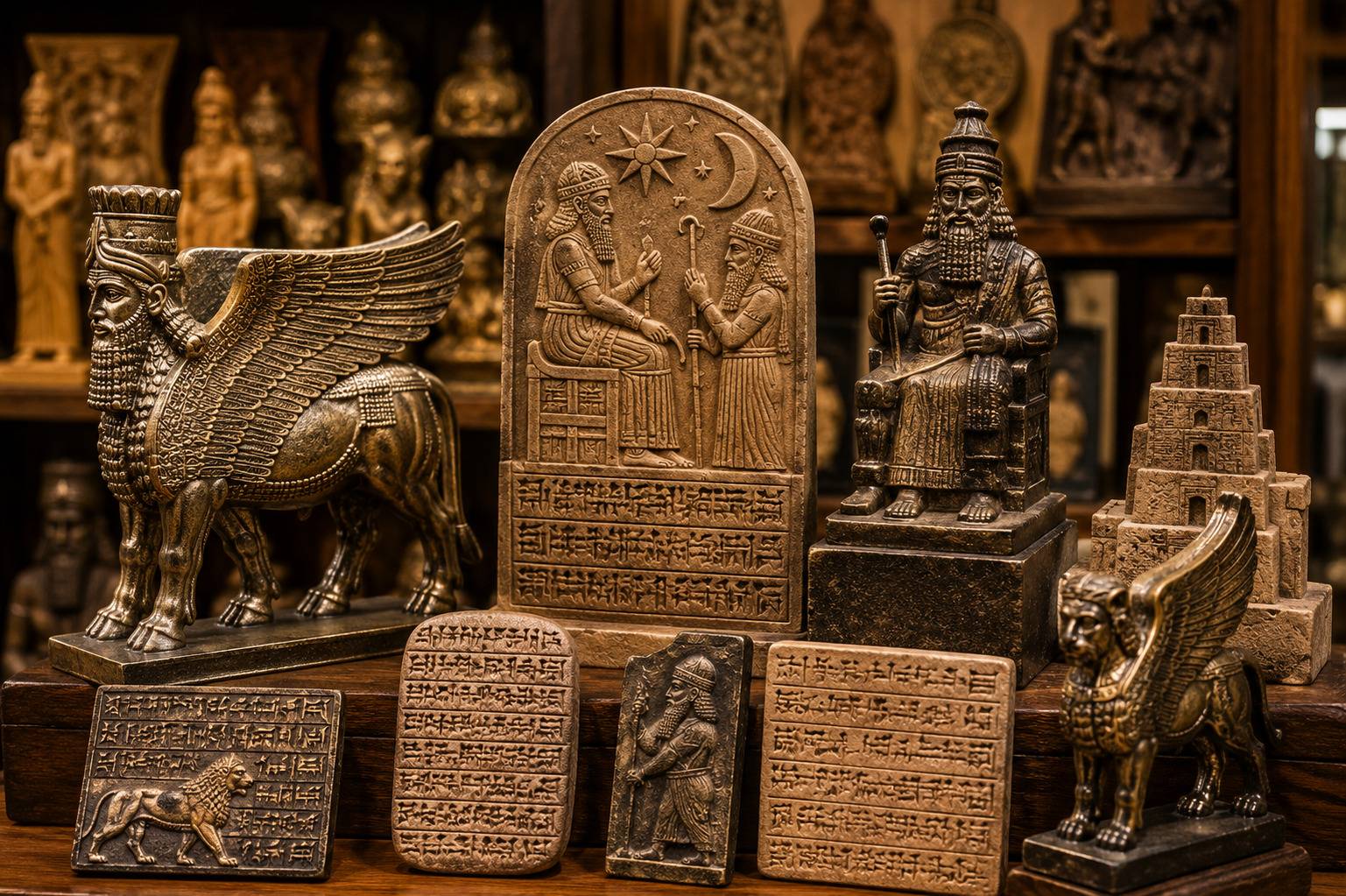 Mesopotamian Replica Statues Inspired By Ancient Iraq