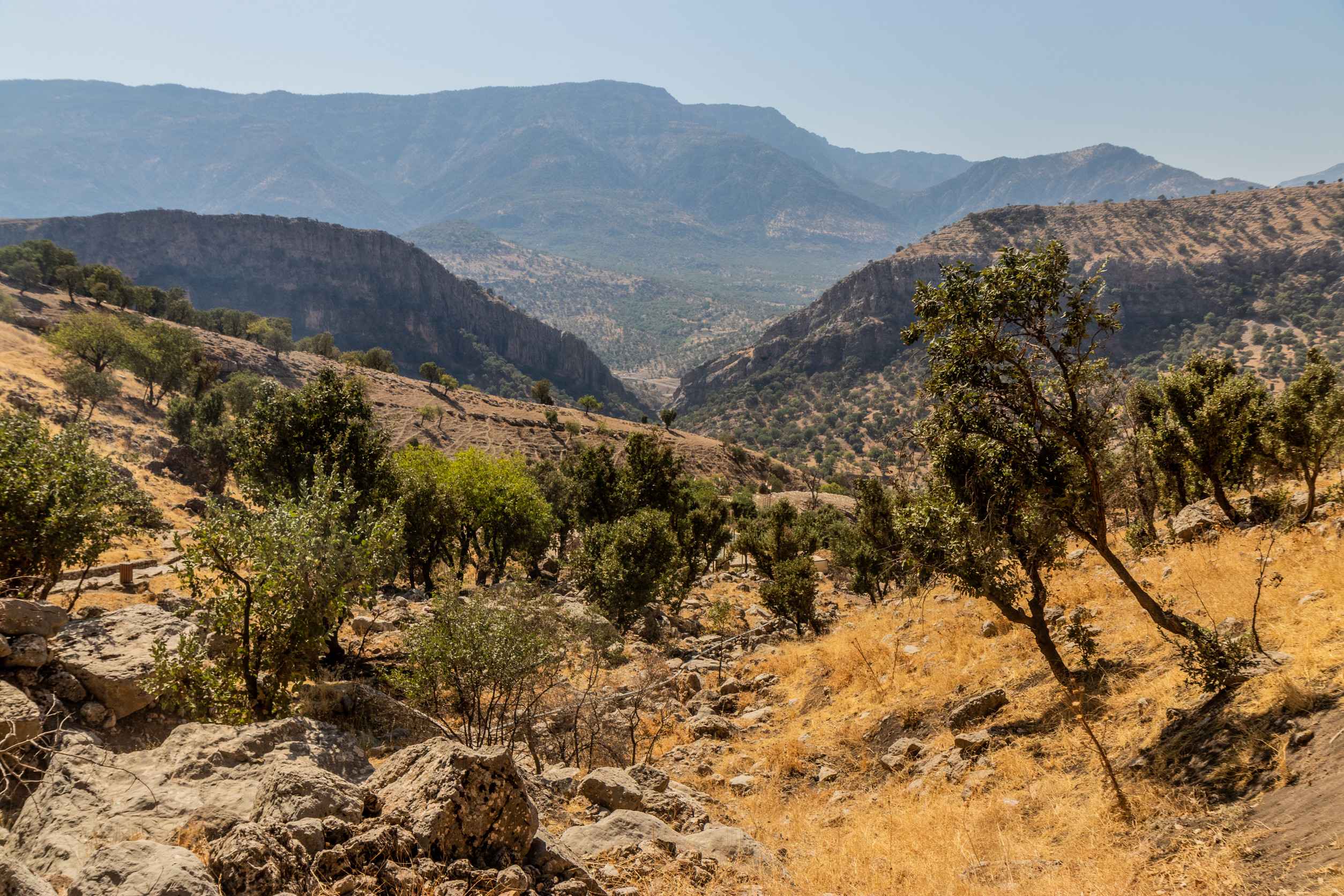 Mountains Near Shanidar Cave Kurdistan Region Of Iraq
