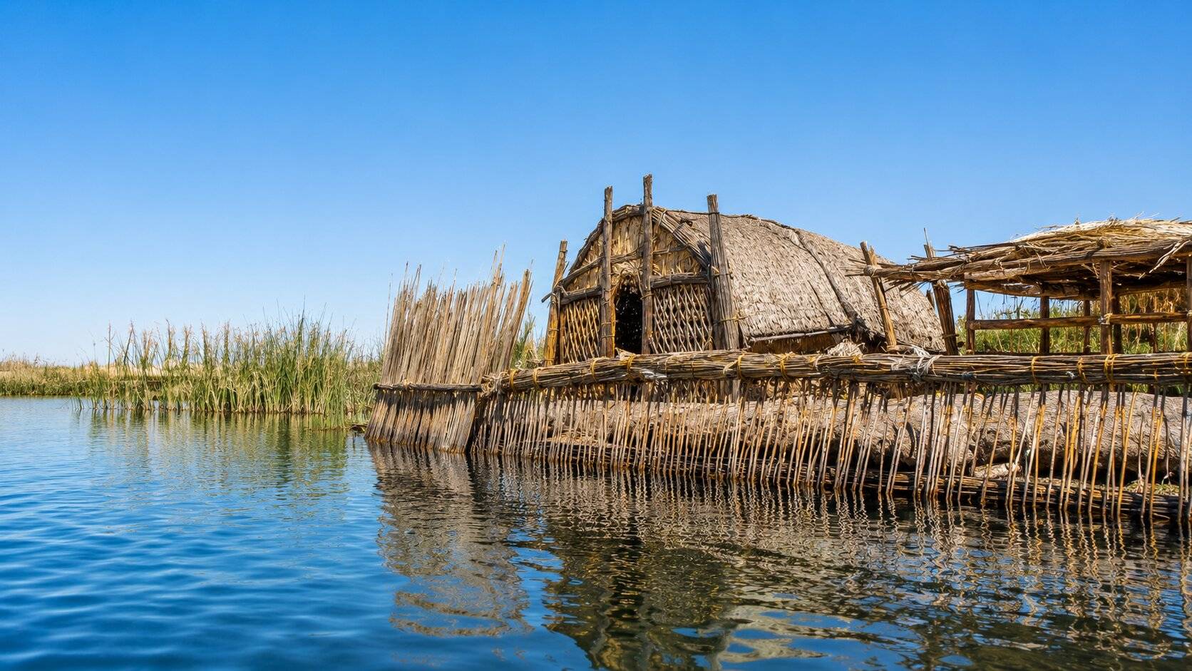 Mudhif A House Made Of Local Reeds