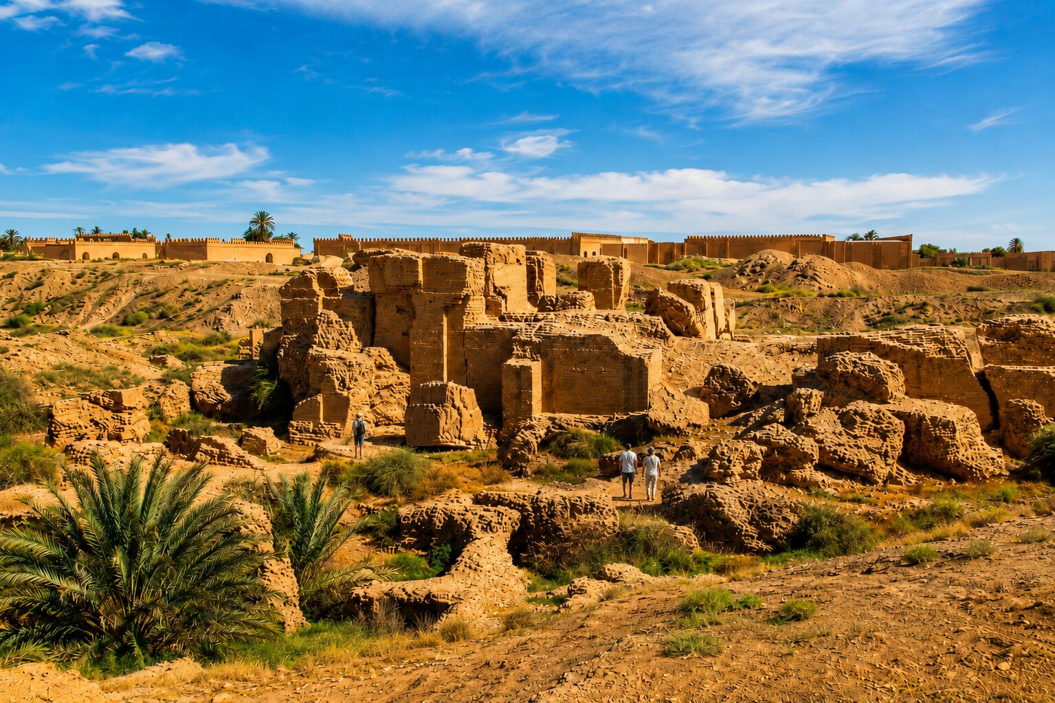 Ruins Of King Nebuchadnezzar Iis Palace