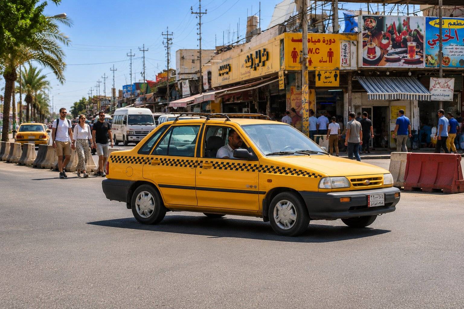 Shared Taxi In Iraq
